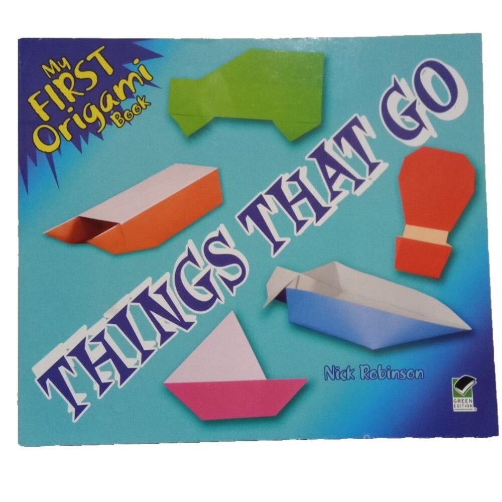 My First Origami Book Things That Go